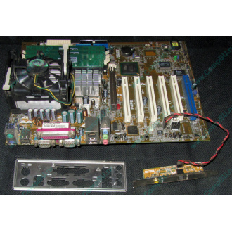 Материнская плата Asus P4PE (FireWire) с процессором Intel Pentium-4 2.4GHz s.478 и памятью 768Mb DDR1 Б/У (Черкесск)