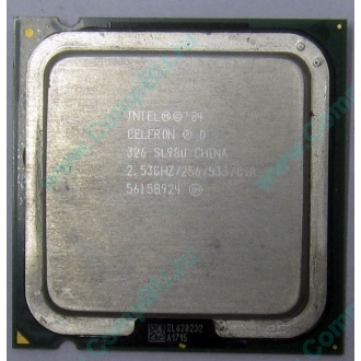 Процессор Intel Celeron D 326 (2.53GHz /256kb /533MHz) SL98U s.775 (Черкесск)