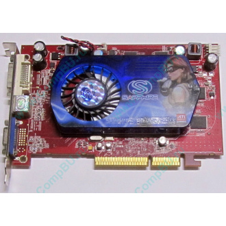 Б/У видеокарта 512Mb DDR2 ATI Radeon HD2600 PRO AGP Sapphire (Черкесск)